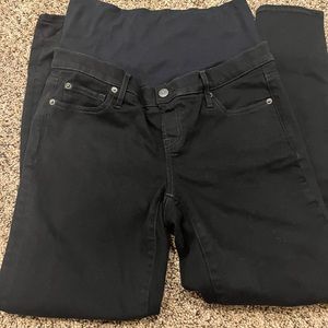 Like NEW True Skinny Over the Belly Black Maternity